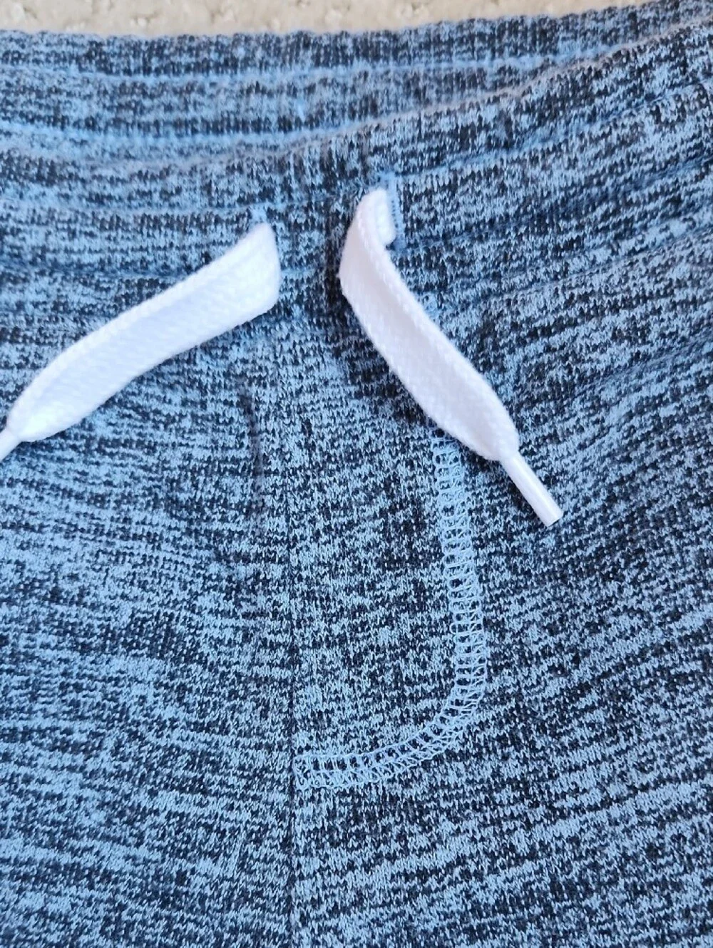 ❤️3/15$❤️Old Navy boy's Heathered Blue-Gray Athletic Shorts